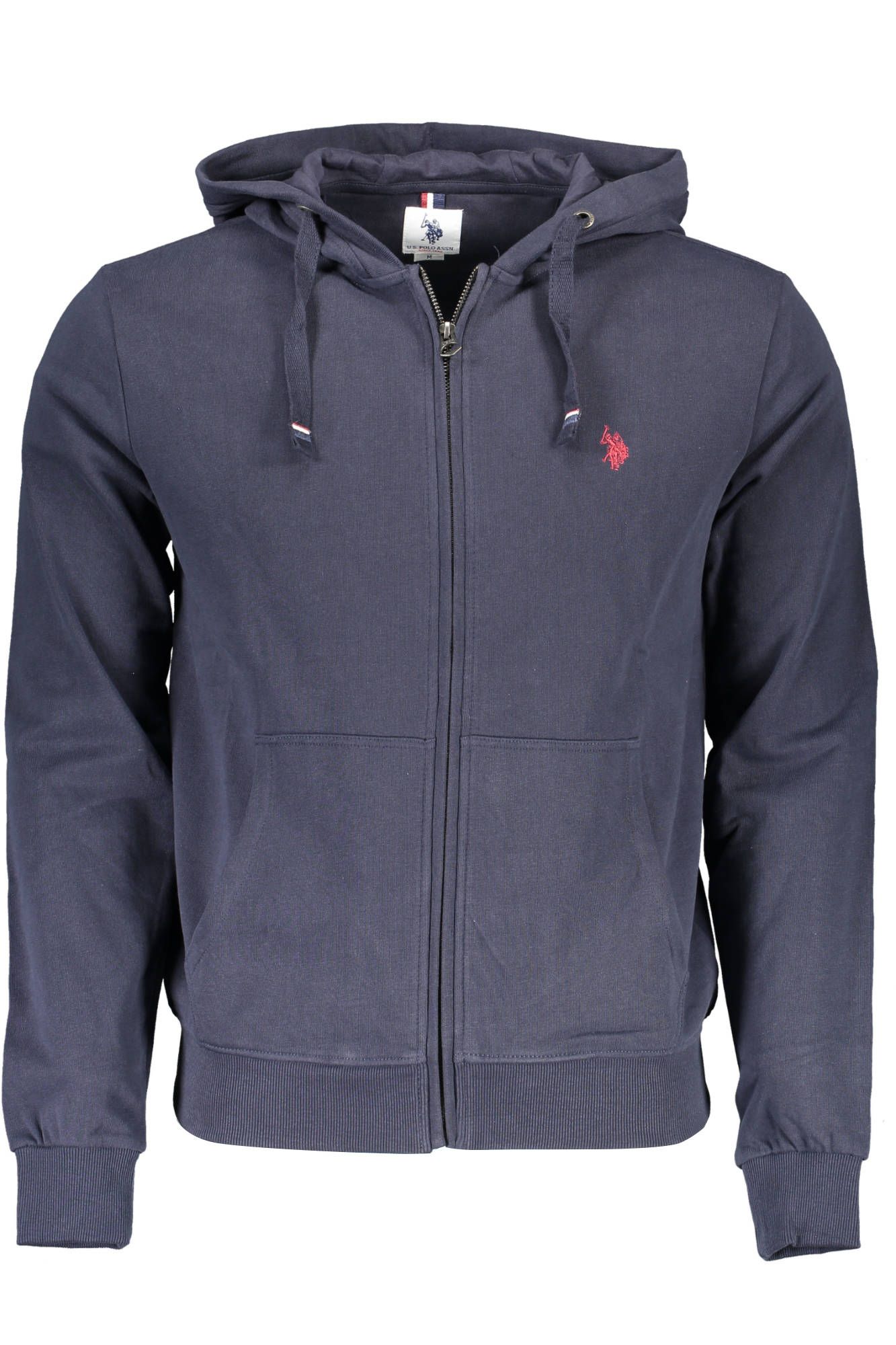 U.S. POLO ASSN. Classic Hooded Blue Sweatshirt with Zip