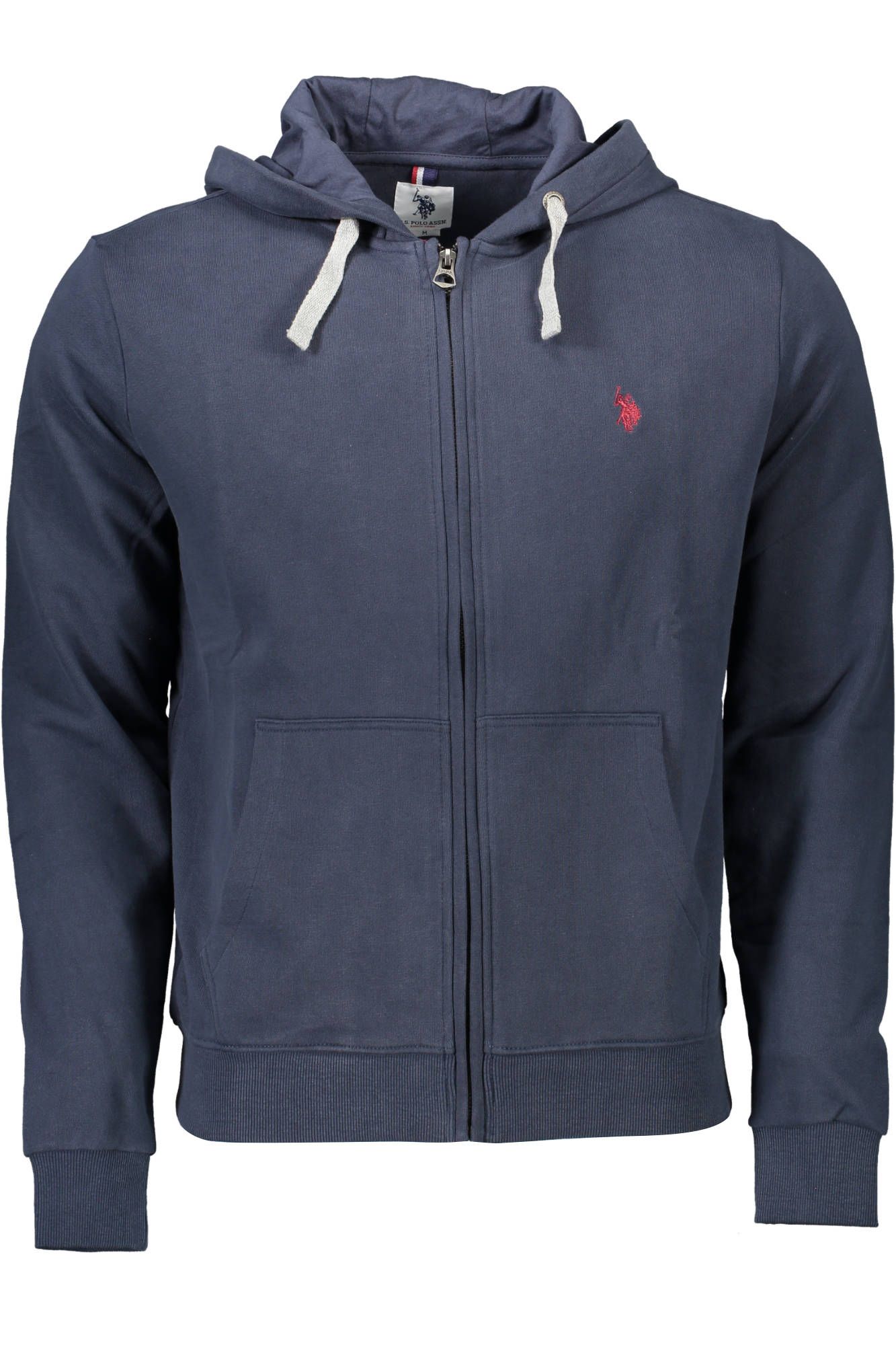 U.S. POLO ASSN. Chic Blue Hooded Sweatshirt with Embroidered Logo