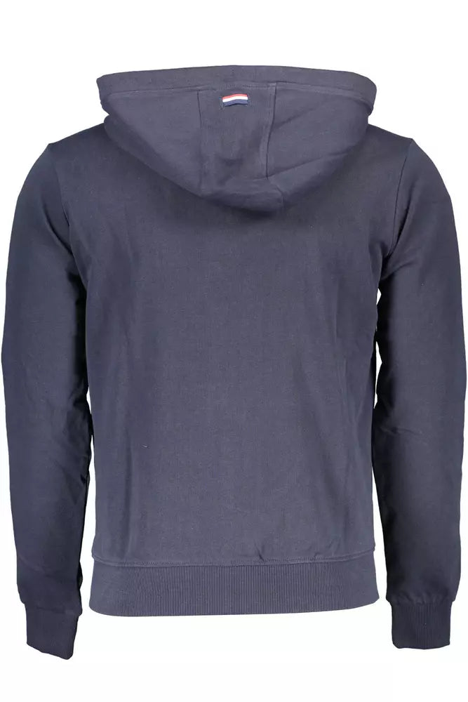 U.S. POLO ASSN. Chic Blue Cotton Hooded Sweatshirt