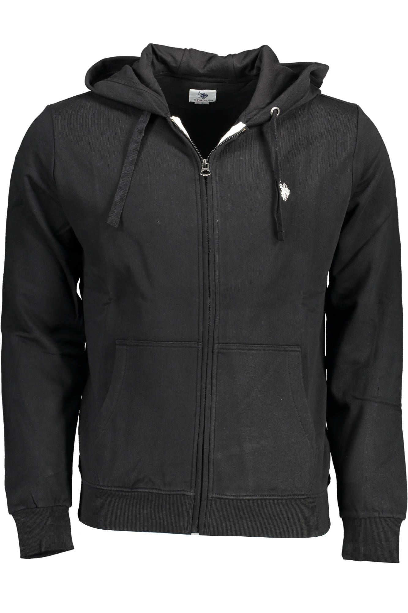 U.S. POLO ASSN. Classic Black Cotton Hooded Sweatshirt