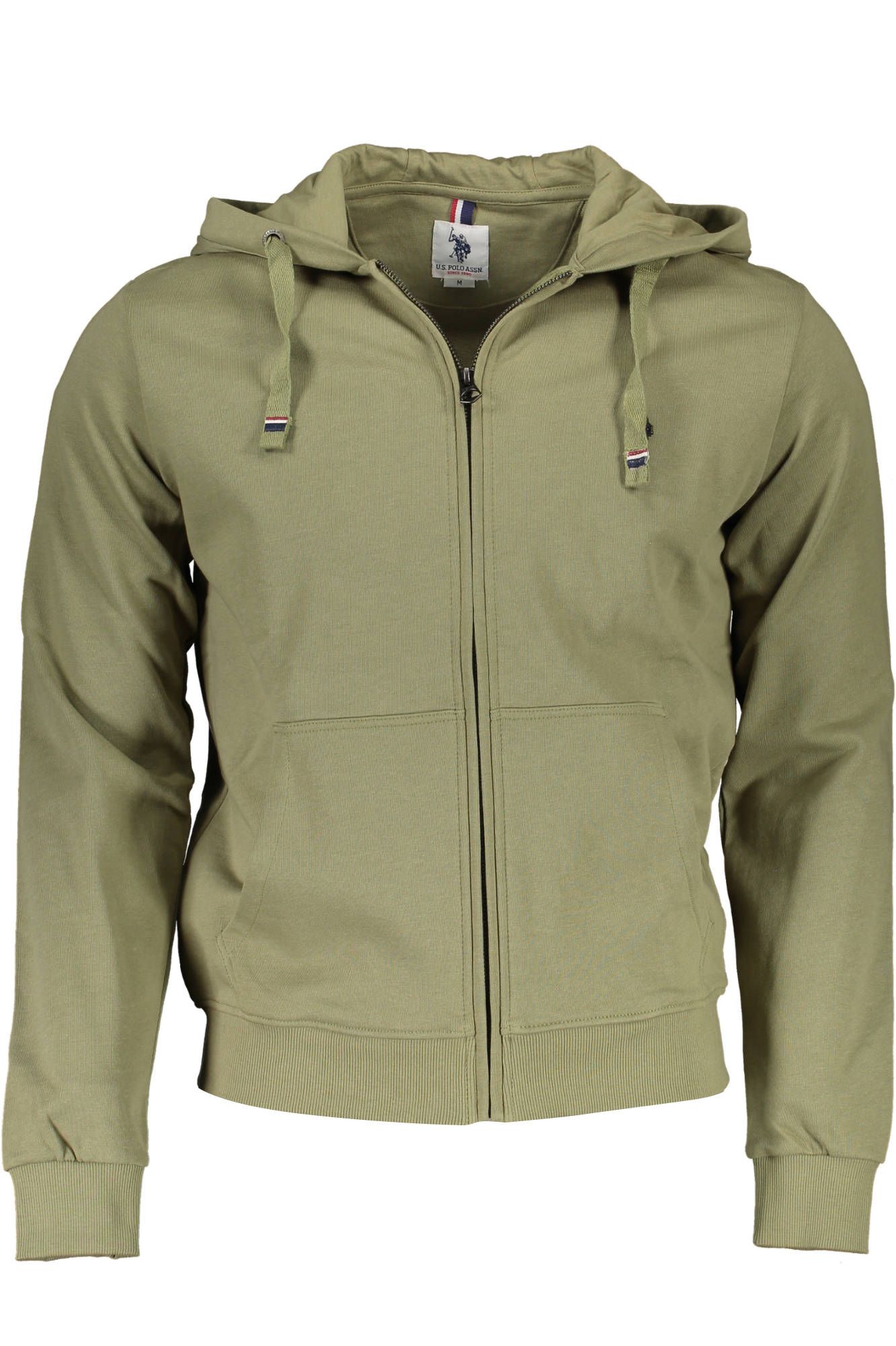 U.S. POLO ASSN. Chic Green Hooded Zip Sweatshirt