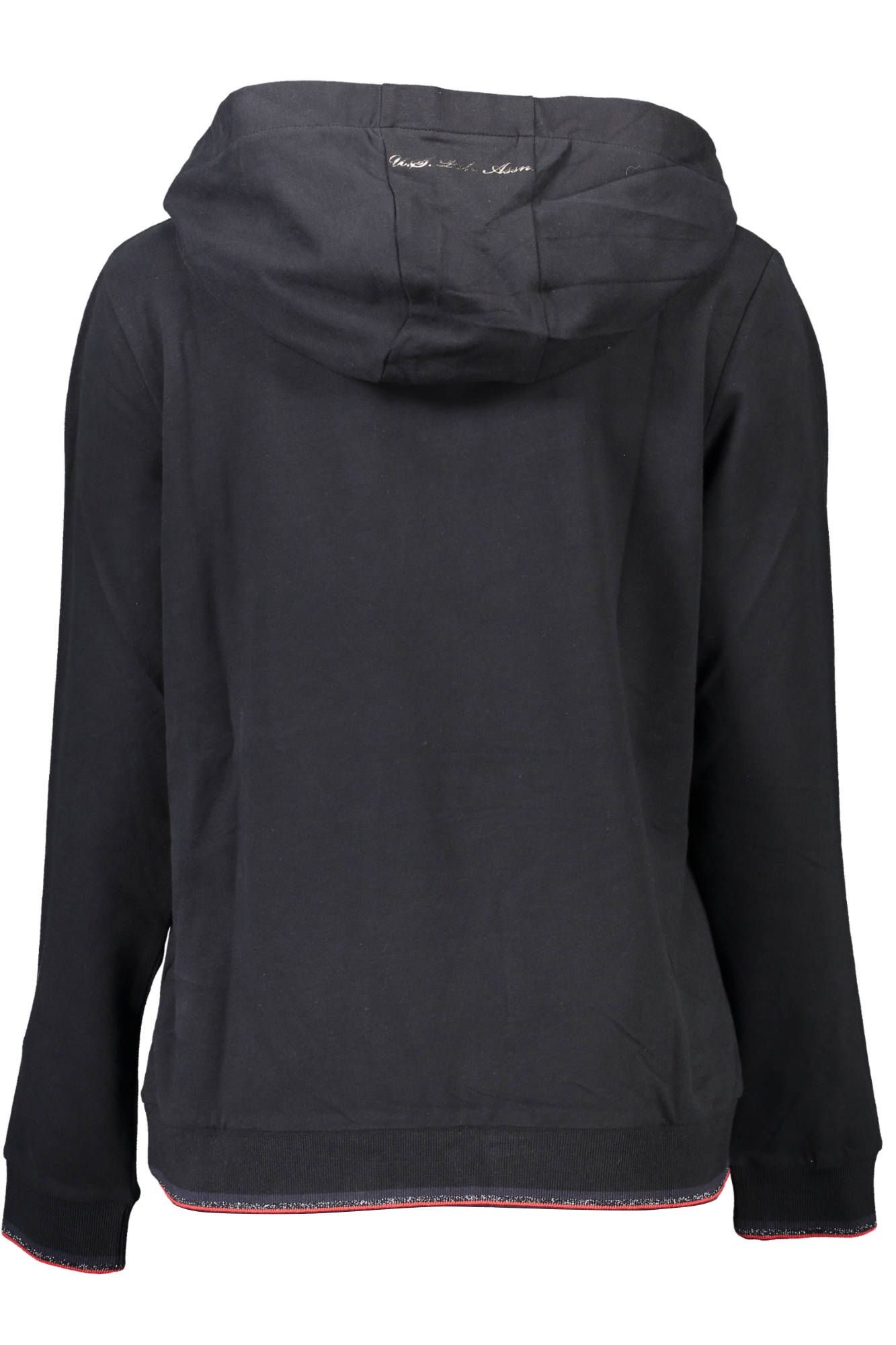 U.S. POLO ASSN. Chic Hooded Sweatshirt with Contrast Details