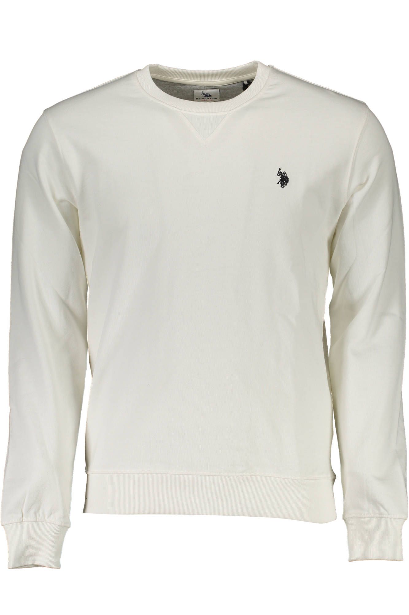 U.S. POLO ASSN. Chic White Cotton Logo Sweatshirt