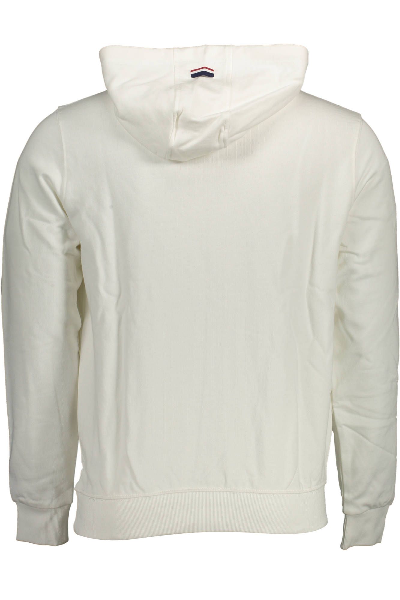 U.S. POLO ASSN. Chic White Hooded Sweatshirt with Logo Embroidery