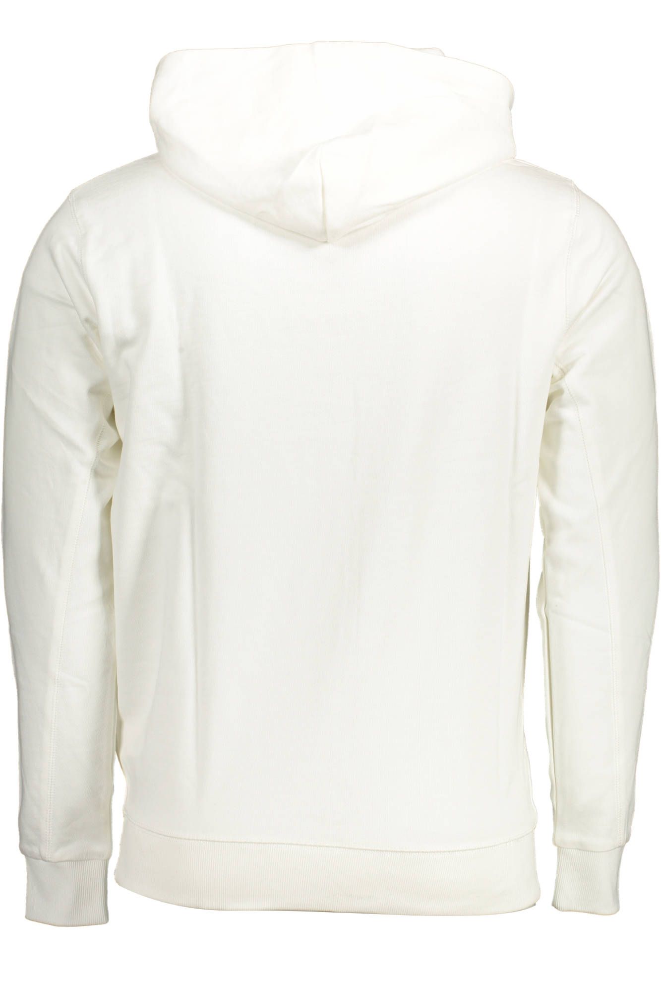 U.S. POLO ASSN. Chic White Cotton Hoodie with Contrast Detail