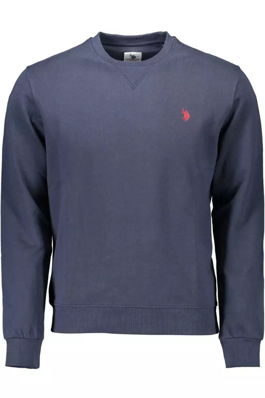 U.S. POLO ASSN. Classic Blue Cotton Crewneck Sweater