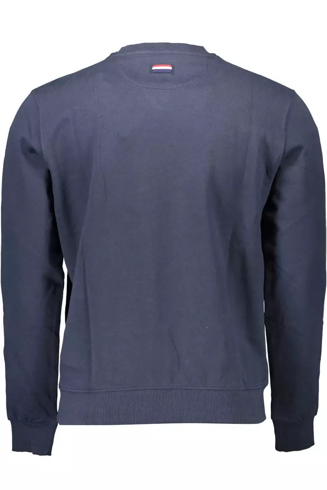 U.S. POLO ASSN. Classic Blue Cotton Crewneck Sweater