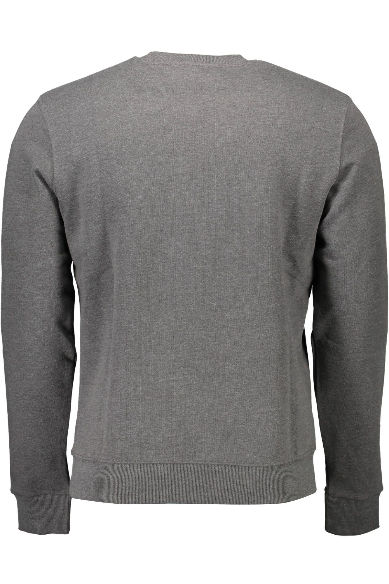 U.S. POLO ASSN. Chic Gray Round Neck Cotton Sweatshirt