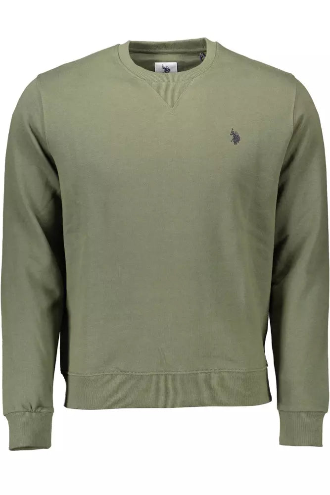 U.S. POLO ASSN. Classic Green Embroidered Cotton Sweatshirt