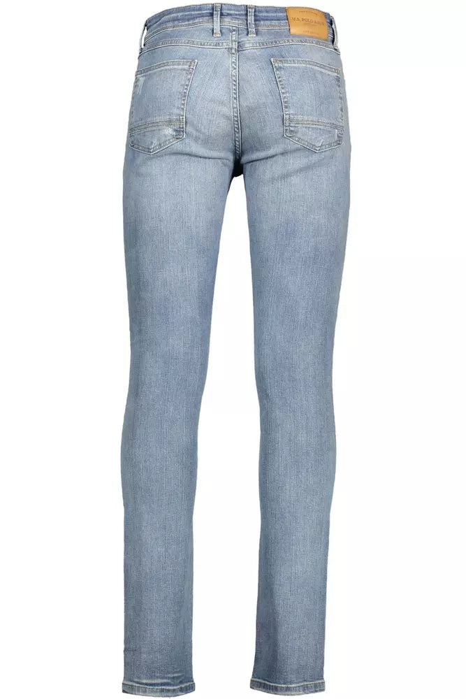 U.S. POLO ASSN. Chic Light Blue Slim Fit Jeans