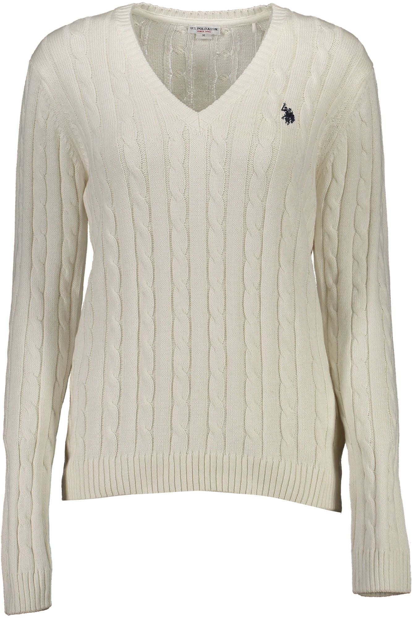 U.S. POLO ASSN. Chic V-Neck Cotton Cashmere Sweater