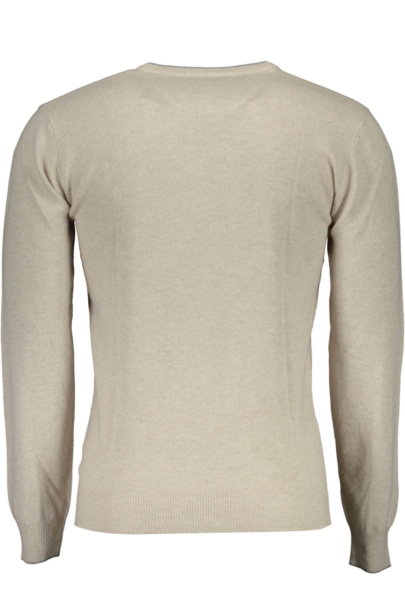 U.S. POLO ASSN. Beige Slim Wool-Cashmere Blend Sweater