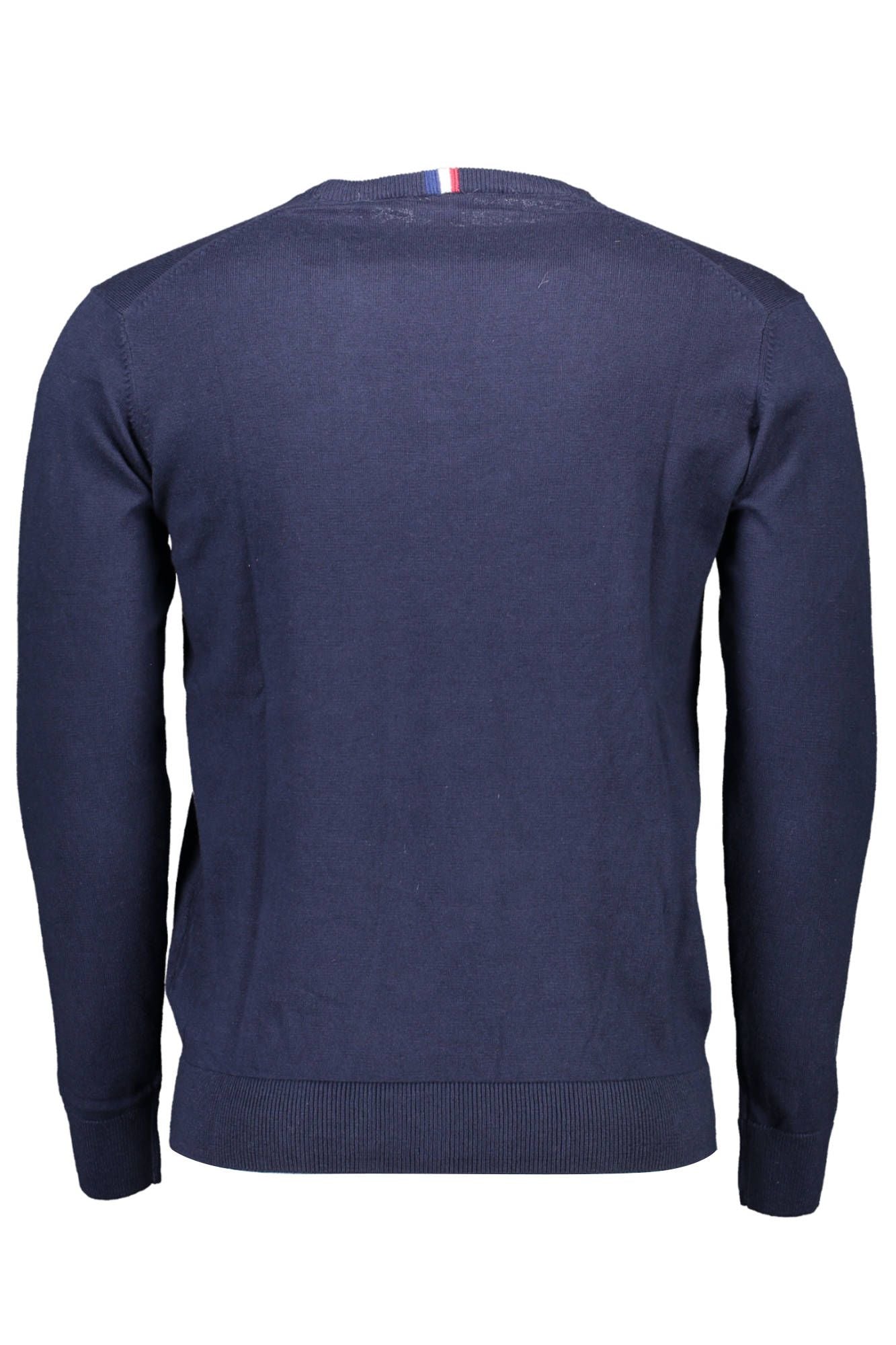 U.S. POLO ASSN. Elegant Blue Cotton Cashmere Sweater