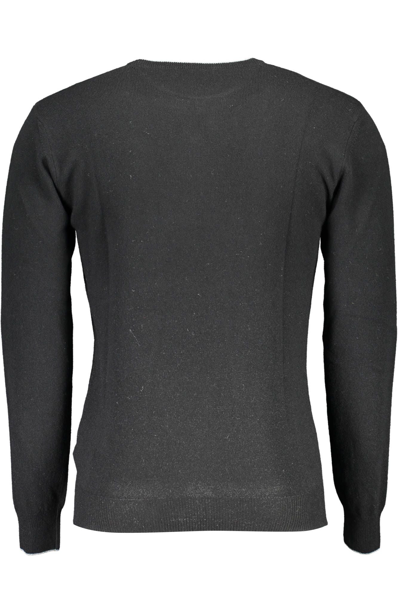 U.S. POLO ASSN. Elegant Black Wool Slim Sweater