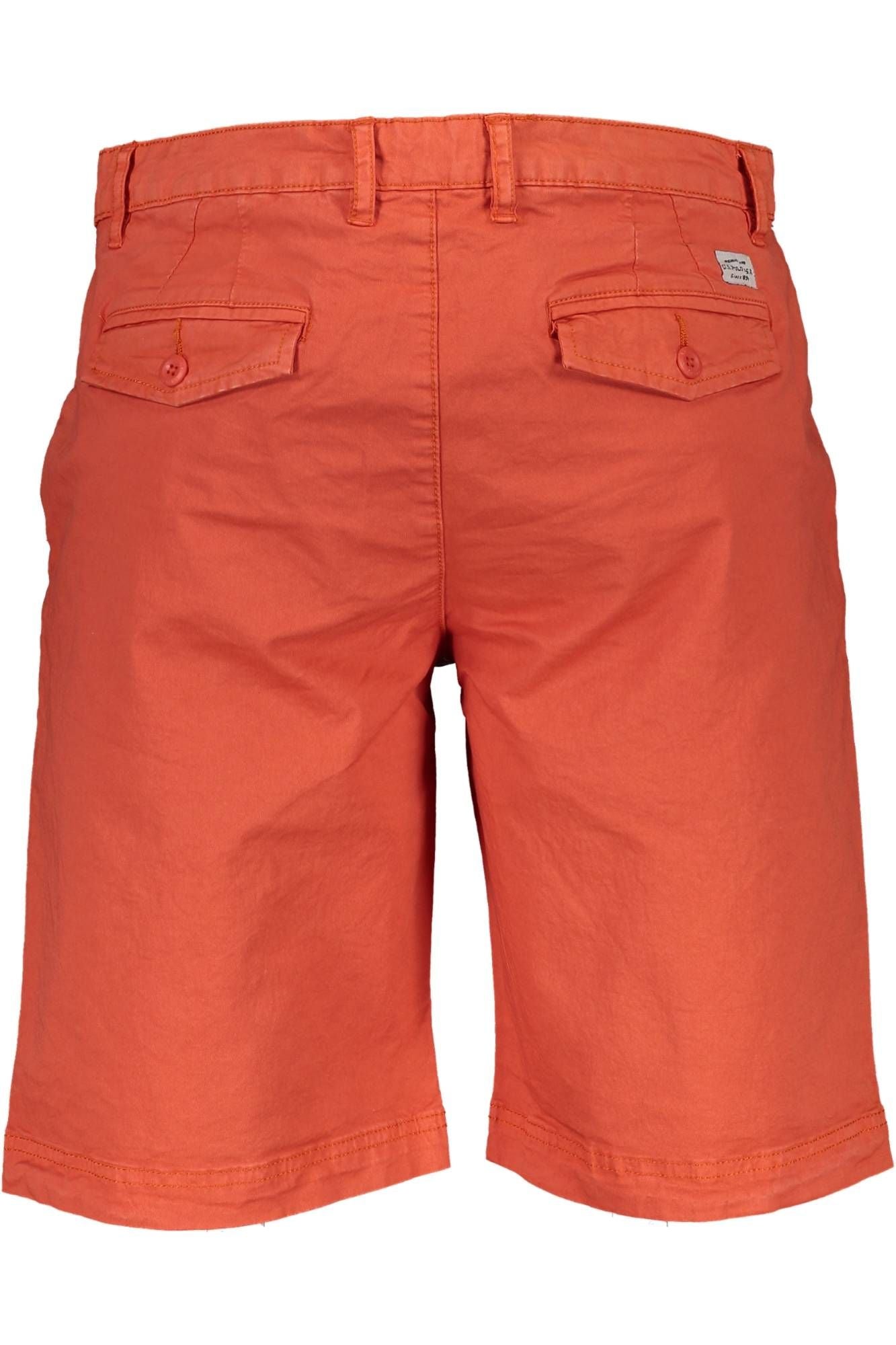 U.S. POLO ASSN. Vibrant Orange Cotton Bermuda Shorts