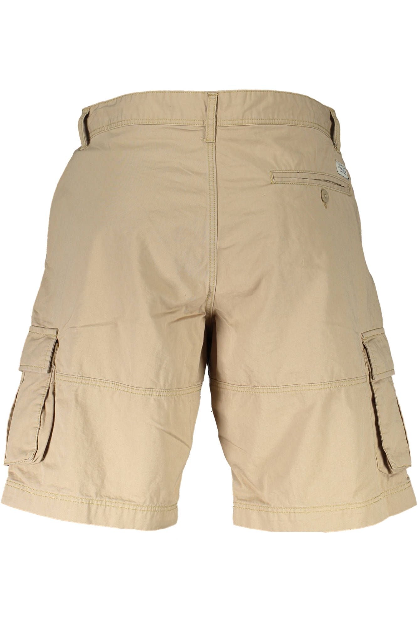 U.S. POLO ASSN. Beige Cotton Bermuda Shorts with Classic Logo