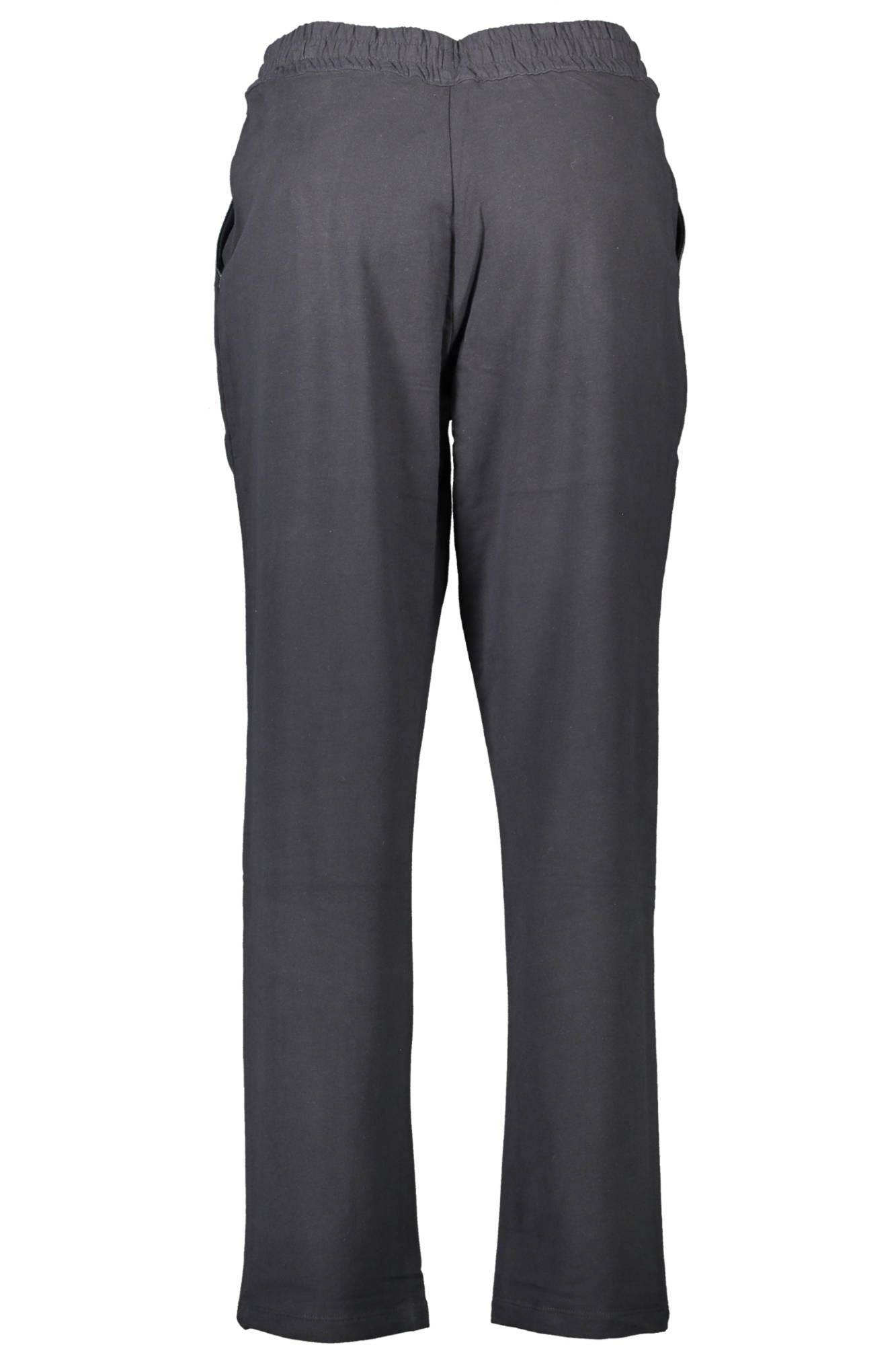 U.S. POLO ASSN. Chic Black Cotton Sports Trousers with Logo Detail