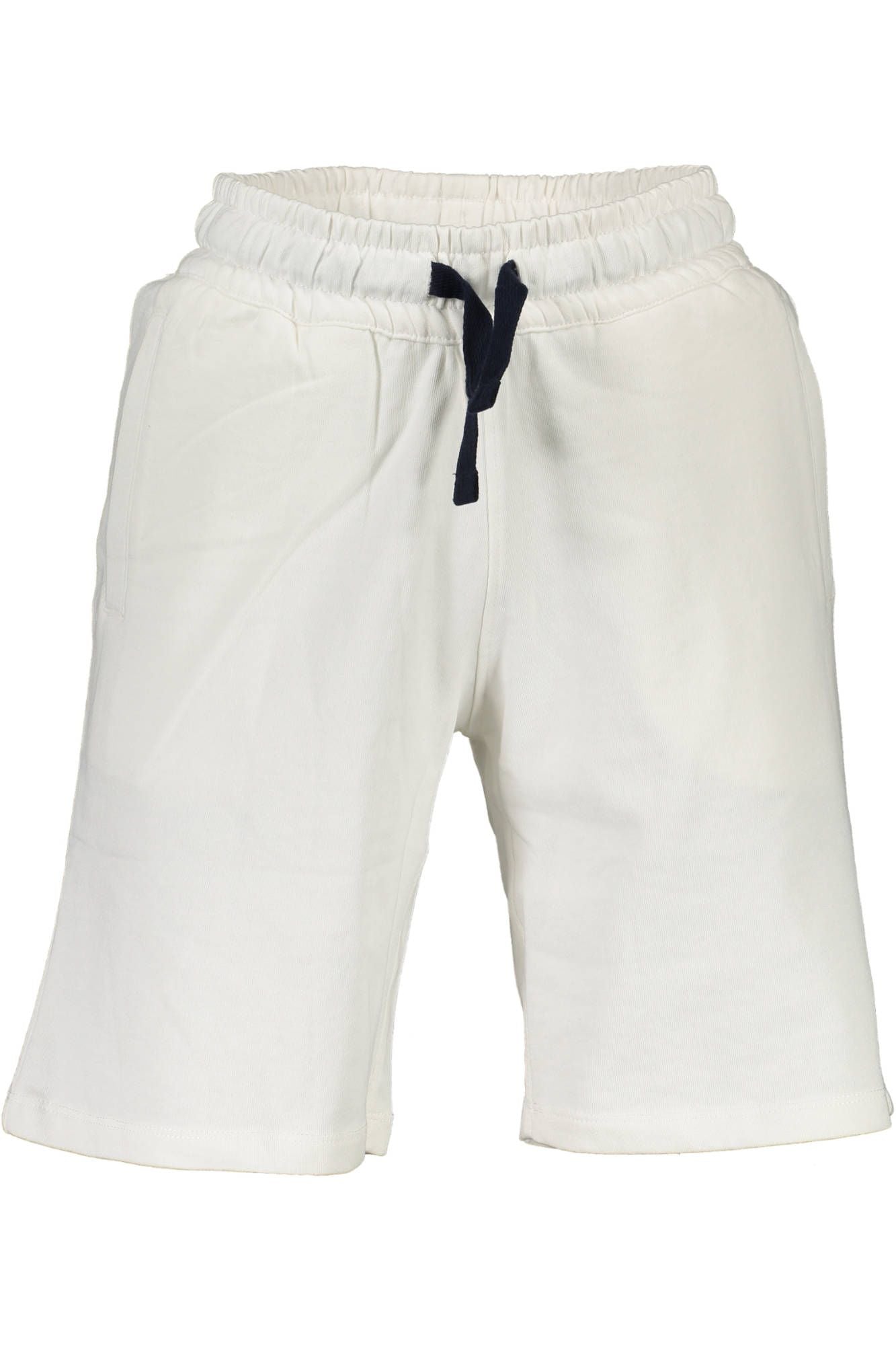 U.S. POLO ASSN. Elegant White Cotton Shorts with Embroidery Detail