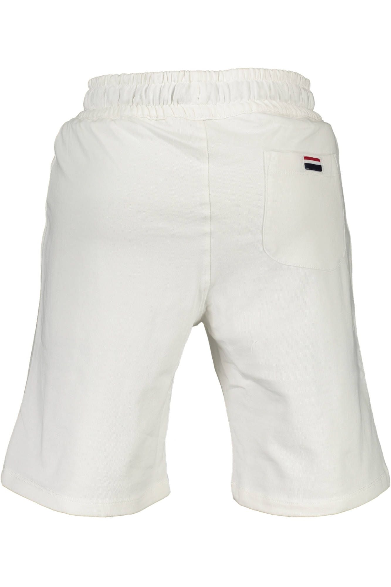 U.S. POLO ASSN. Elegant White Cotton Shorts with Embroidery Detail