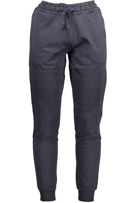 U.S. POLO ASSN. Chic Blue Cotton Sports Pants with Ankle Cuff