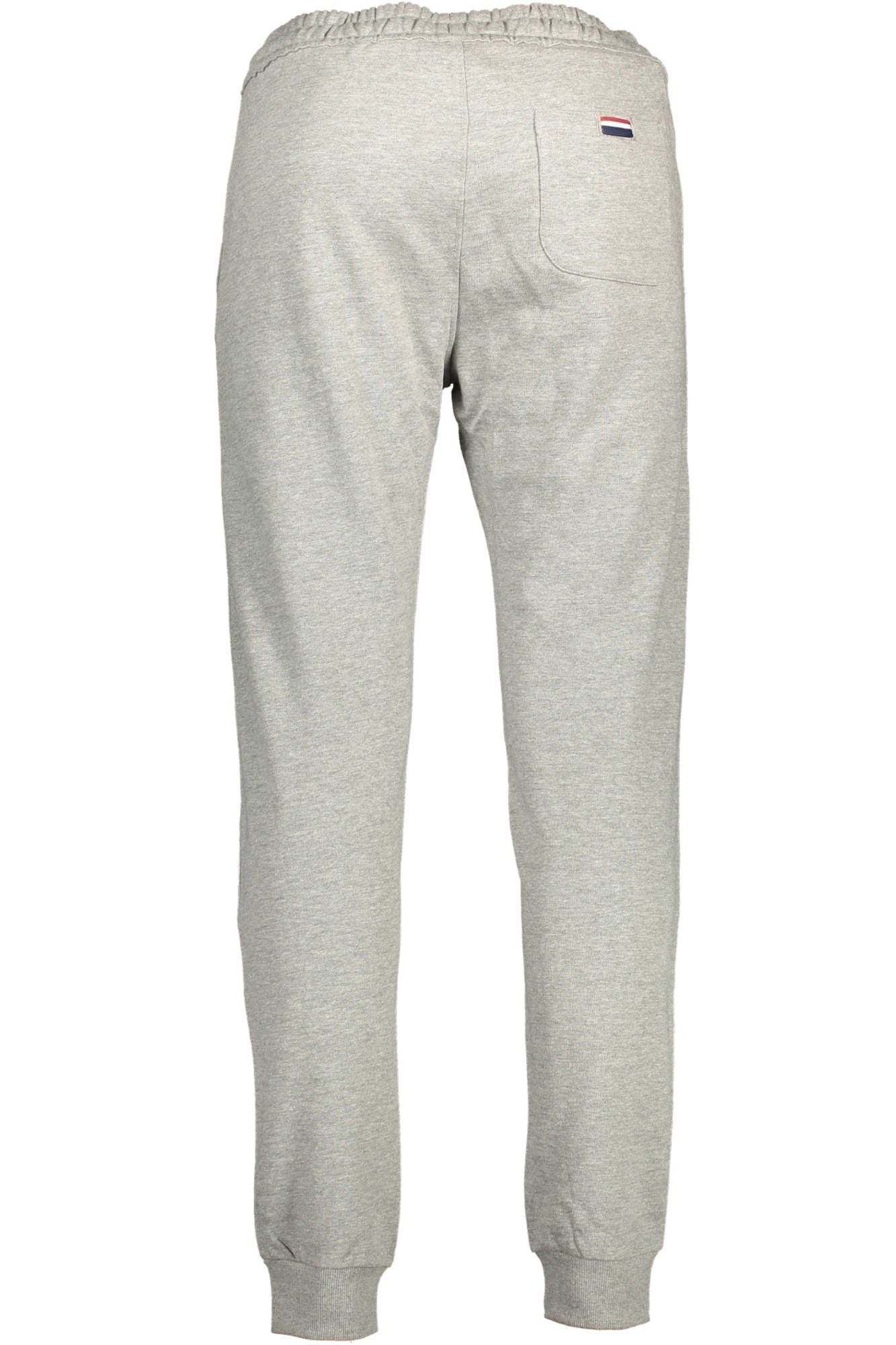 U.S. POLO ASSN. Chic Gray Sports Pants with Elegant Embroidery