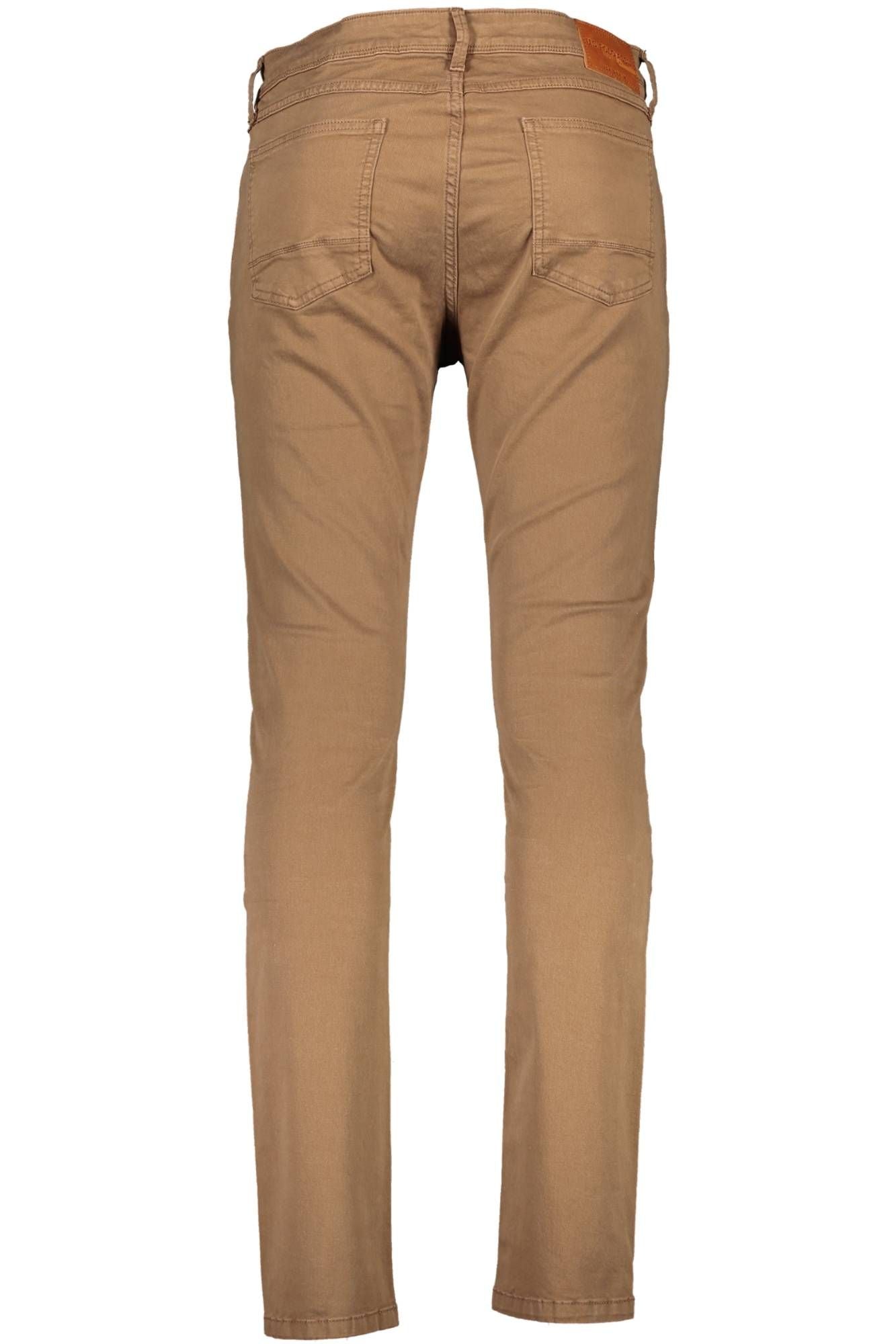 U.S. POLO ASSN. Classic Brown Cotton Trousers for Men