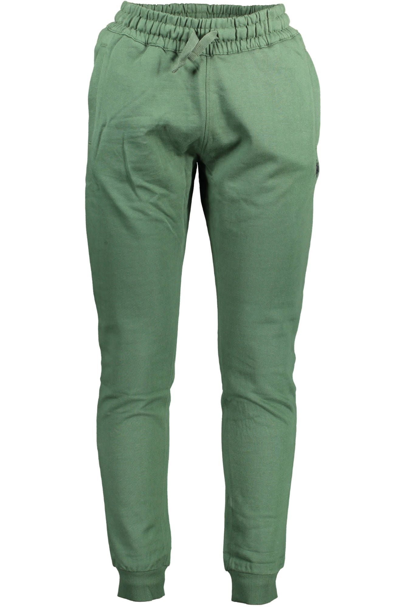 U.S. POLO ASSN. Elegant Green Sports Pants with Ankle Cuff