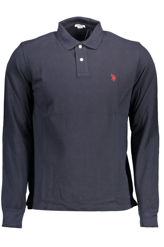 U.S. POLO ASSN. Classic Long-Sleeve Blue Polo Shirt