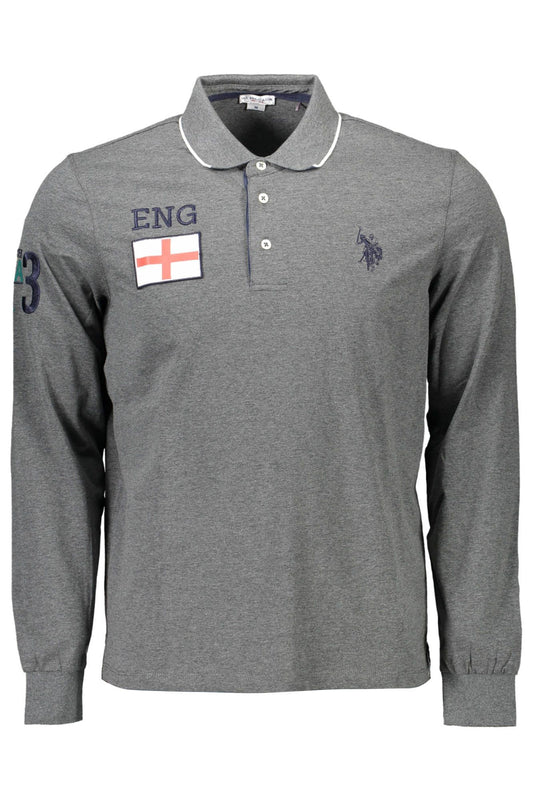 U.S. POLO ASSN. Elegant Long-Sleeve Polo With Contrasting Details