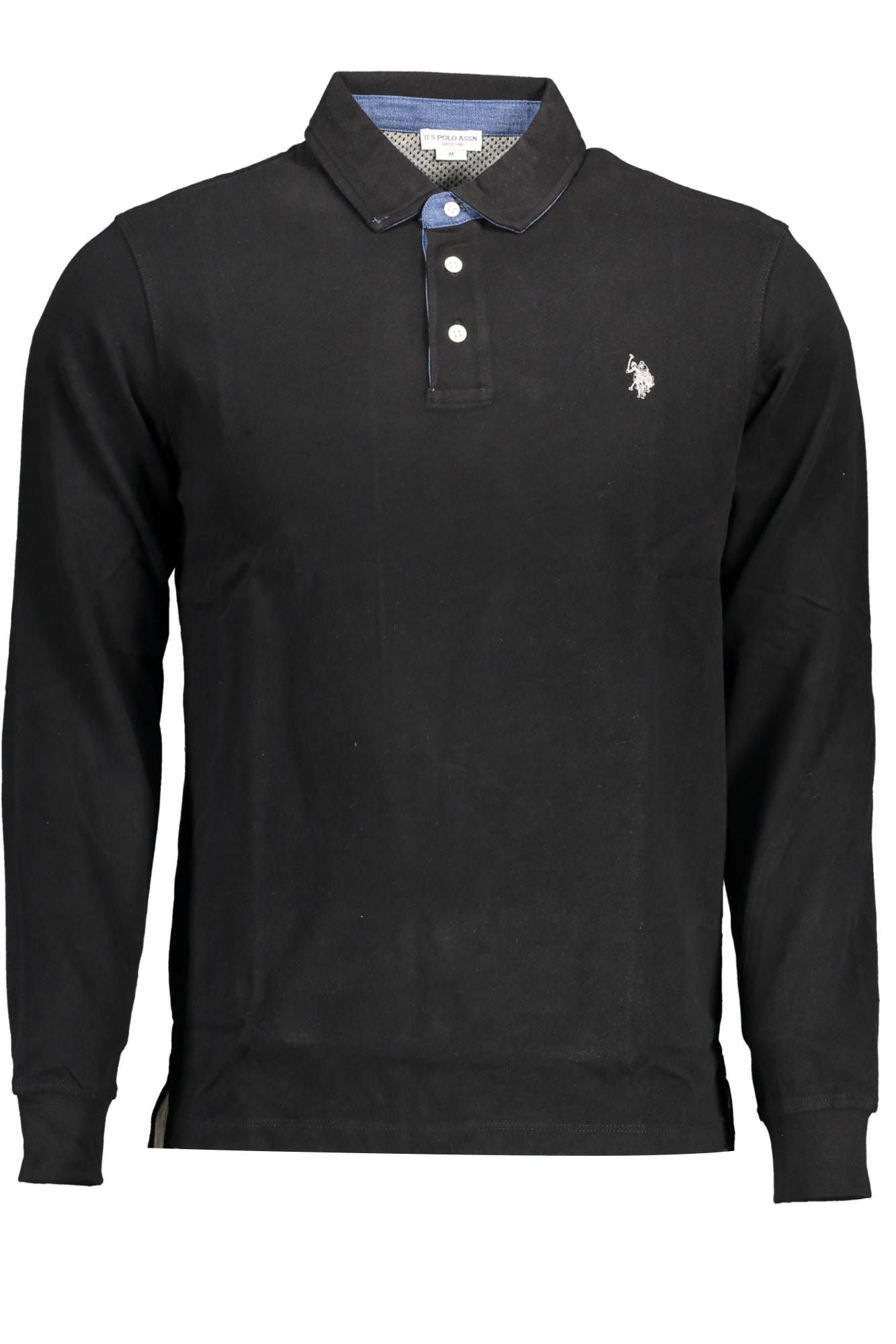 U.S. POLO ASSN. Elegant Long-Sleeve Polo with Elbow Patches