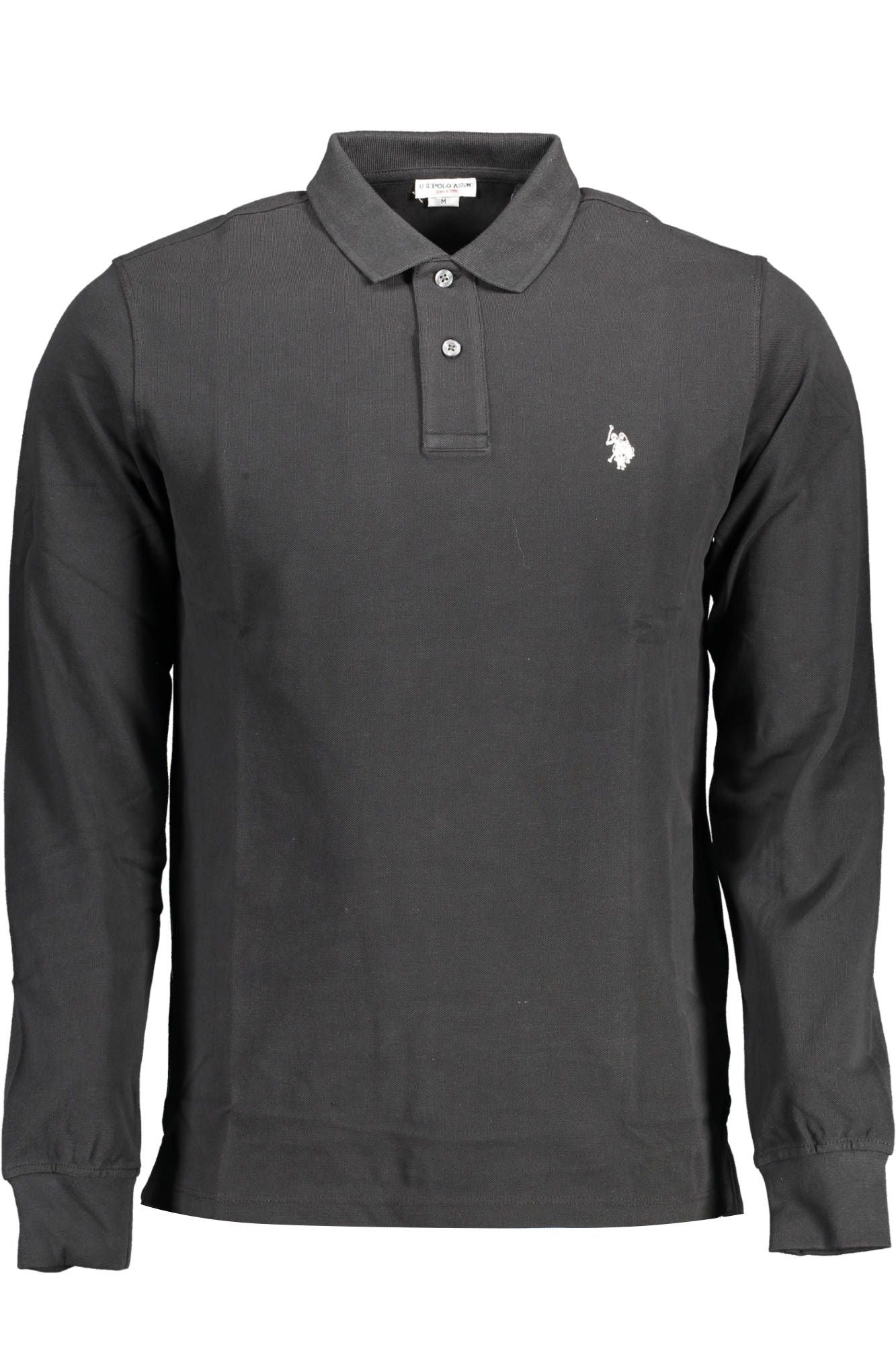 U.S. POLO ASSN. Classic Long-Sleeved Black Polo Shirt