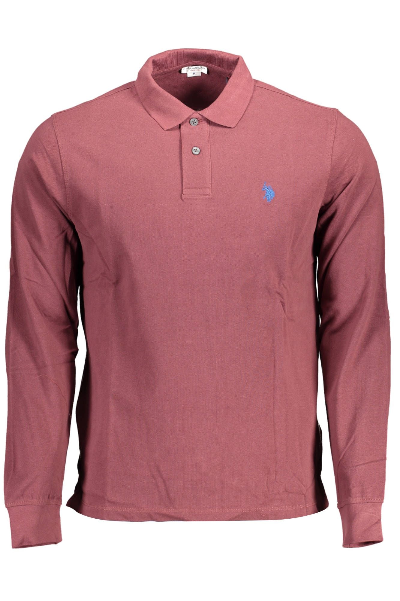 U.S. POLO ASSN. Elegant Long-Sleeve Purple Polo Shirt