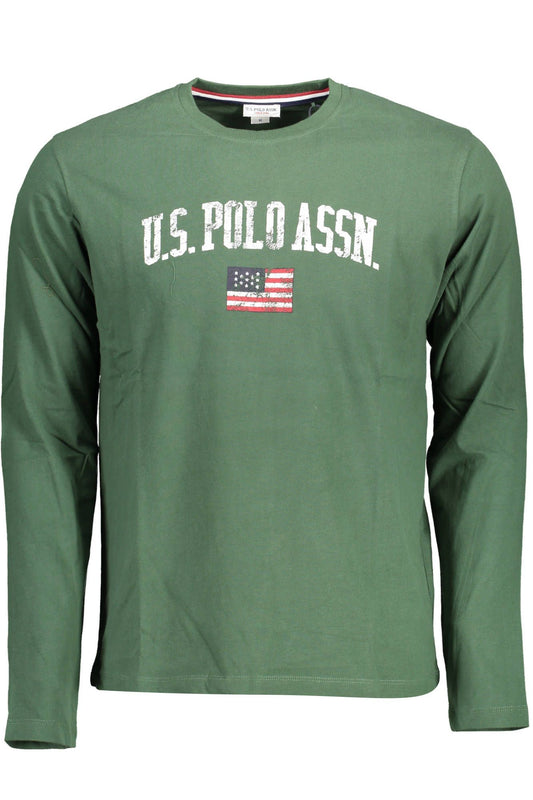 U.S. POLO ASSN. Classic Green Cotton T-Shirt with Logo