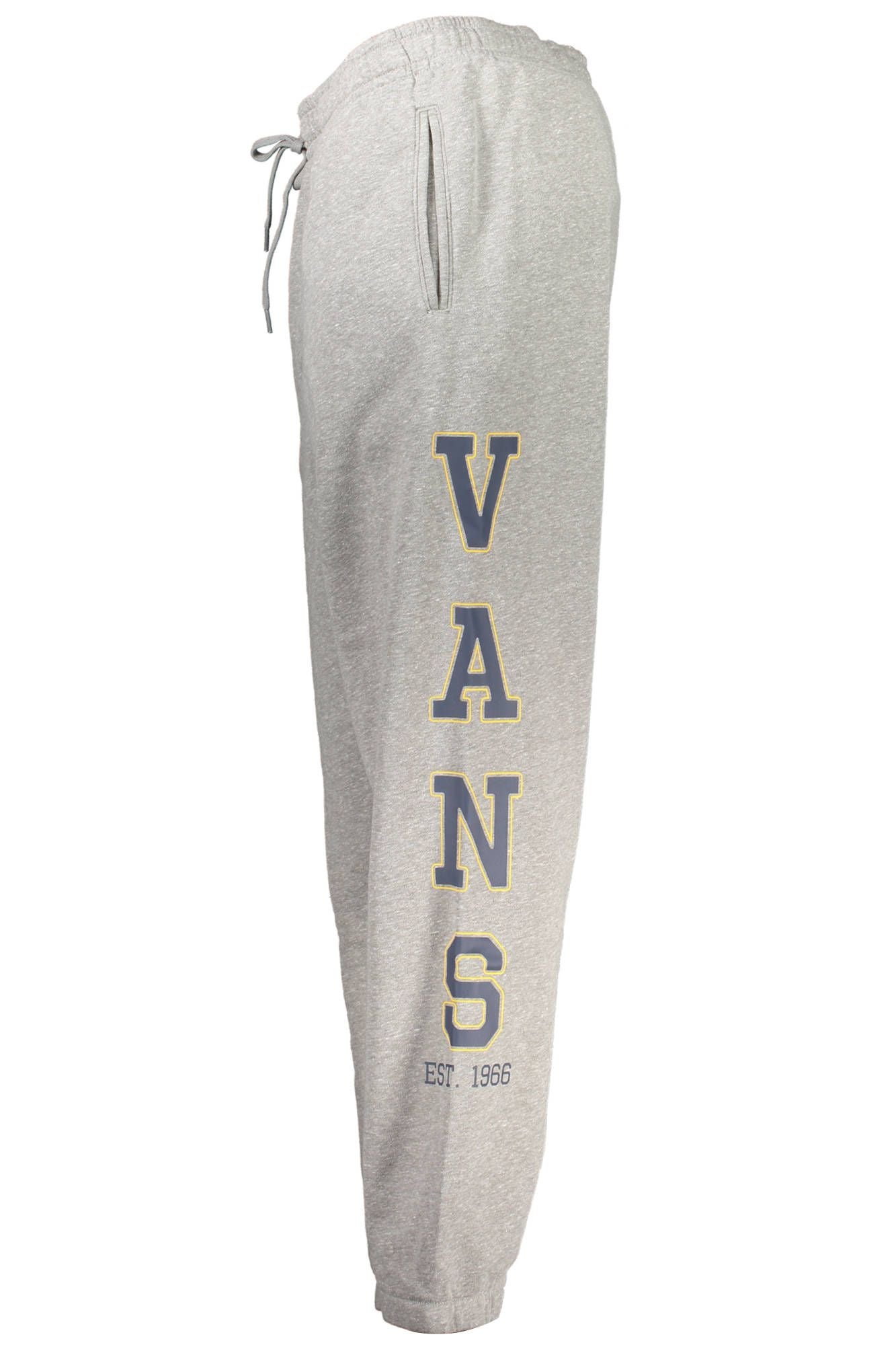 Vans Sleek Gray Fleece Sports Trousers with Print