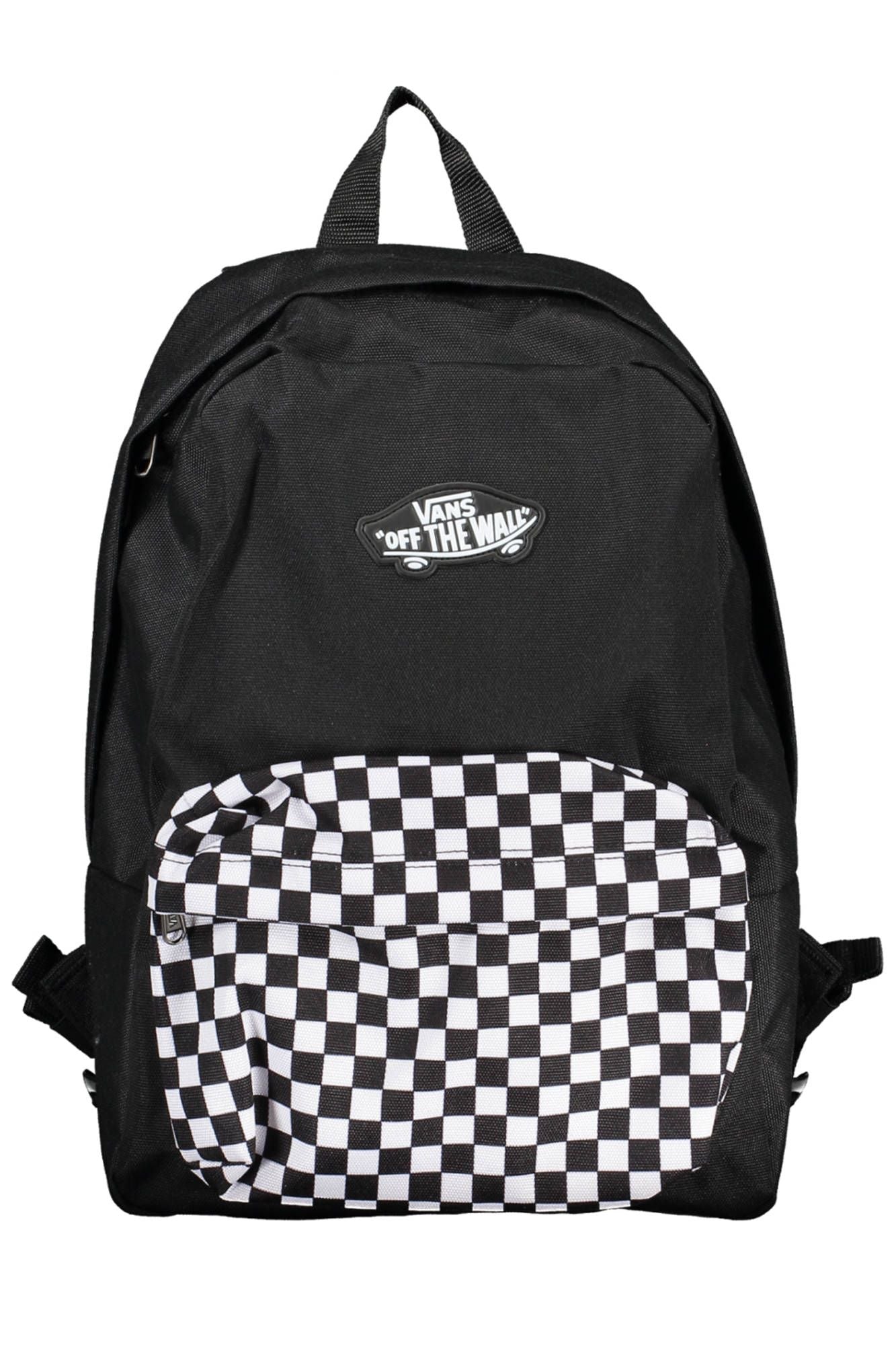 Vans Sleek Black Backpack with Contrasting Details