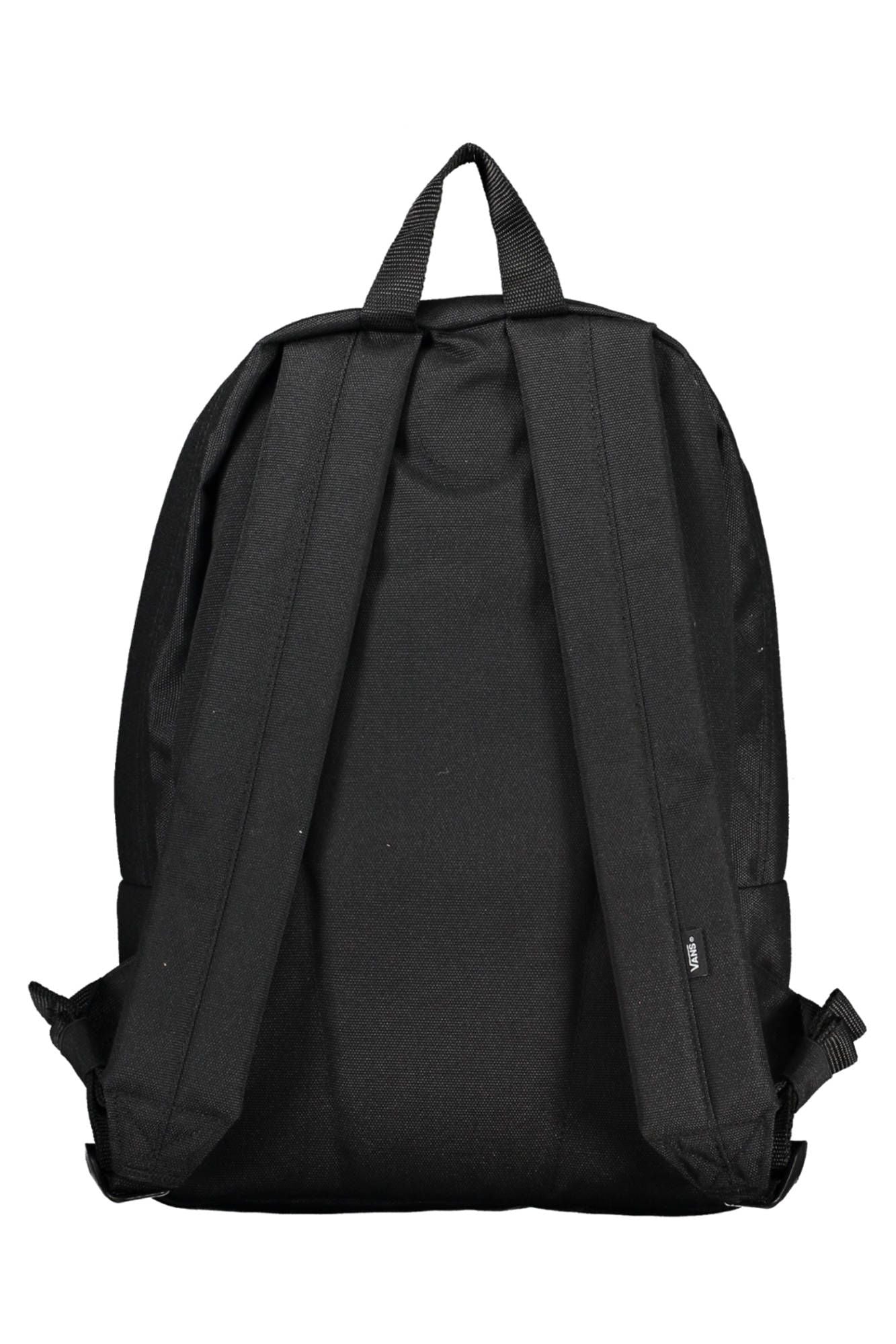 Vans Sleek Black Backpack with Contrasting Details