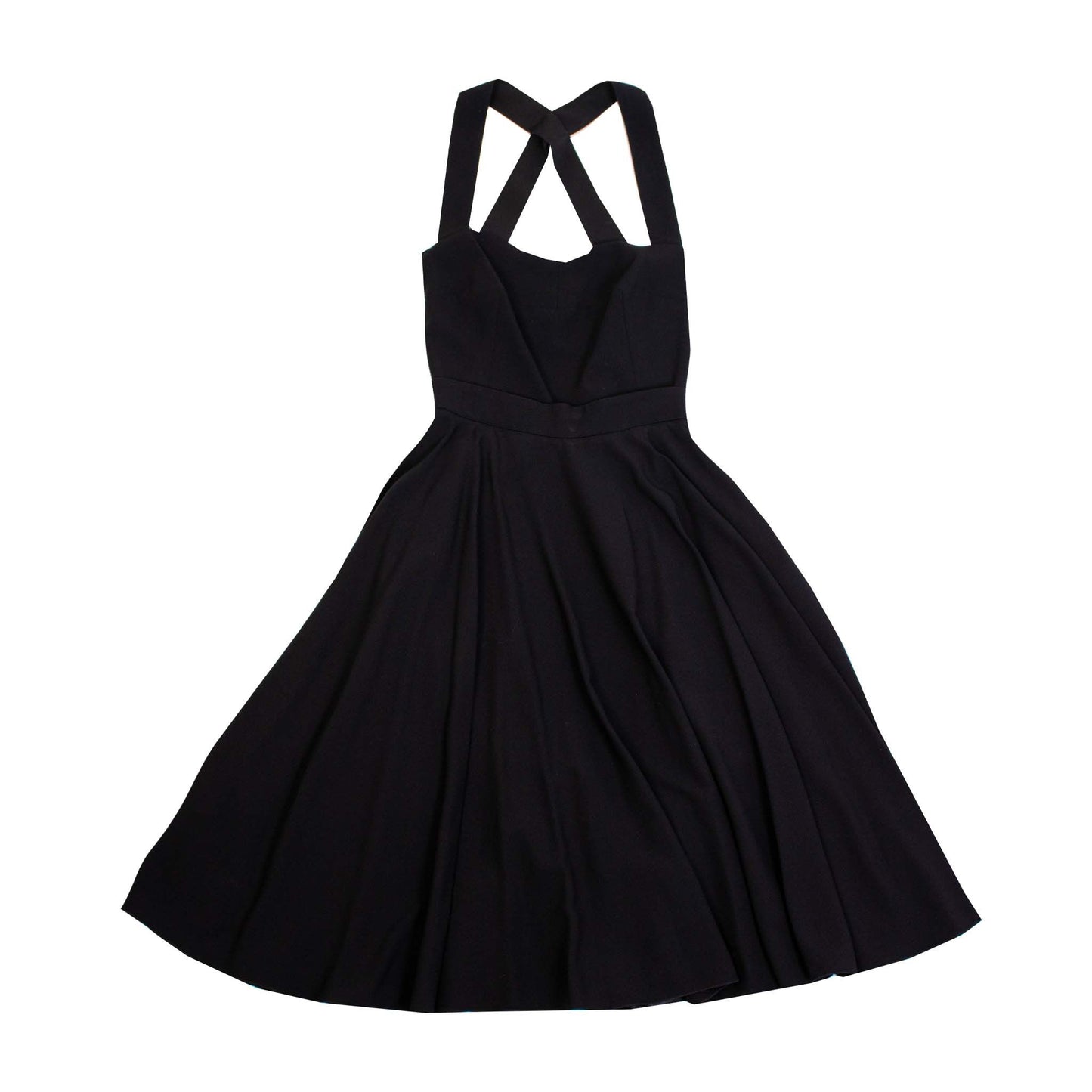 Dolce & Gabbana Elegant Black Viscose Longuette Dress